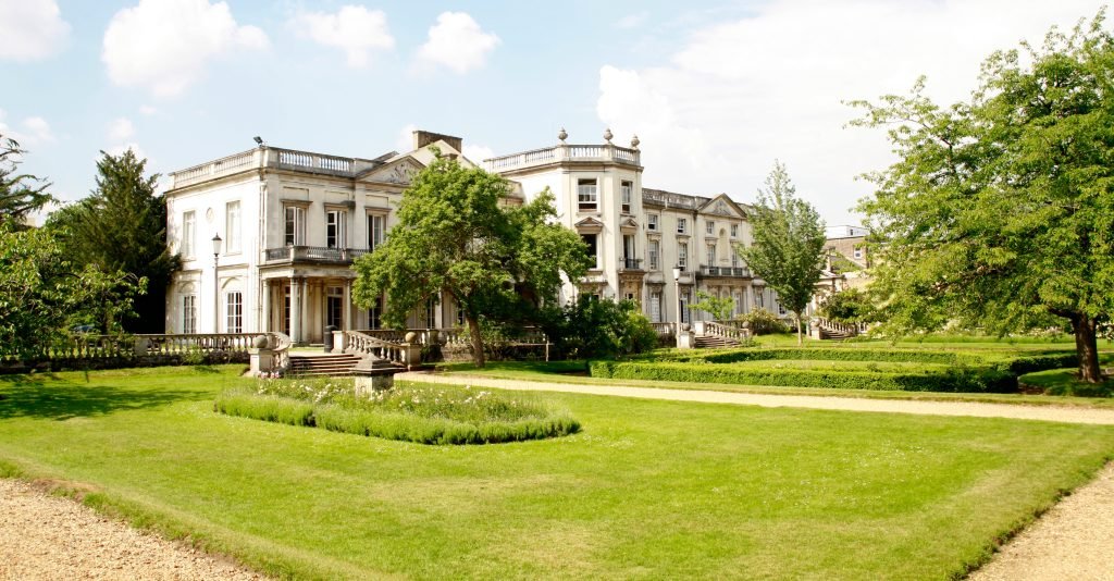 University of Roehampton London green parkland campus with lake