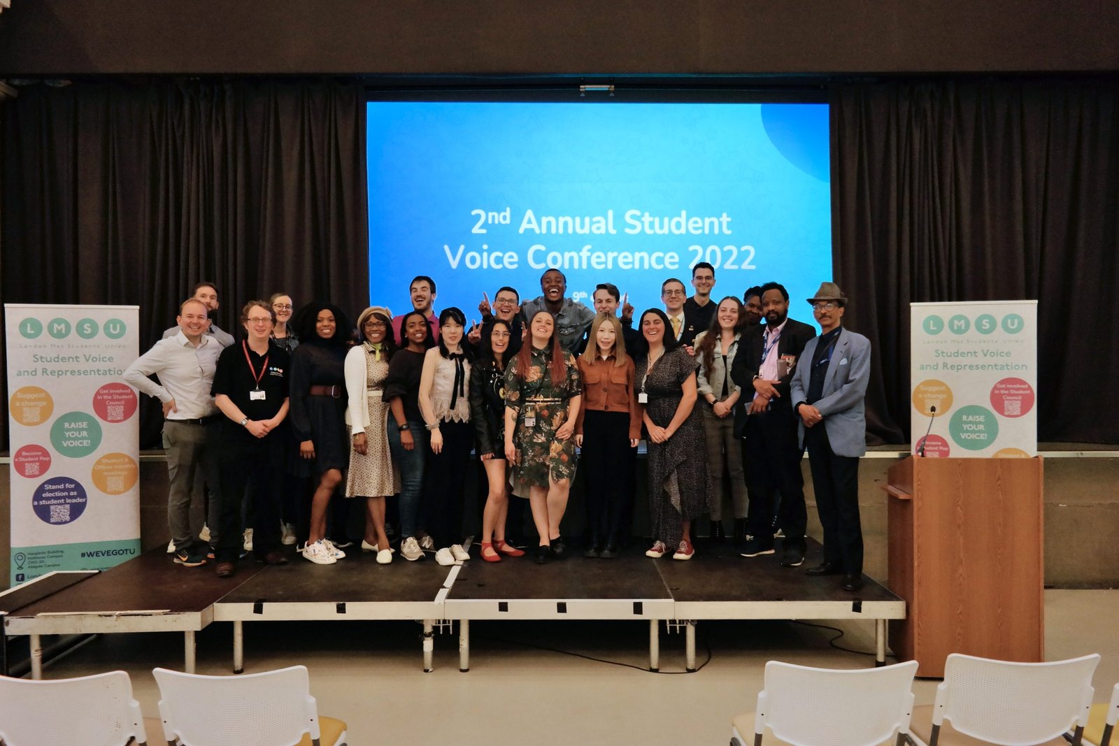 London Met students at career networking event in London