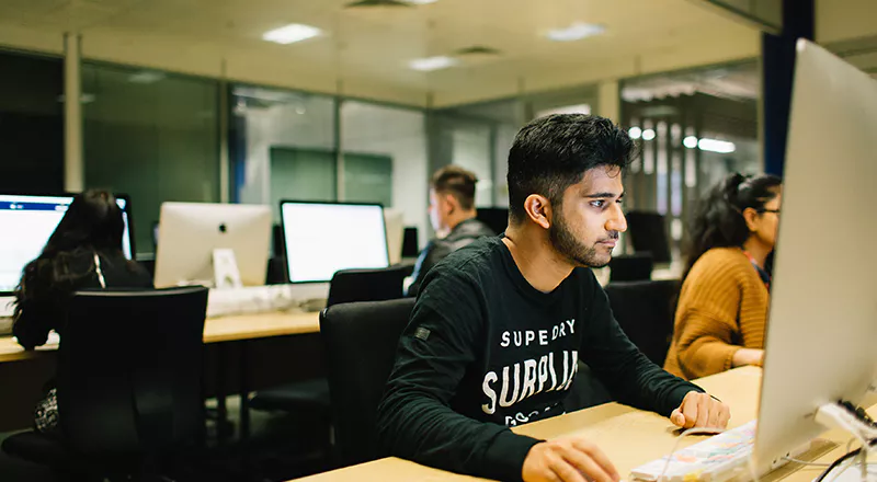 Pakistani students in tech program at Birmingham City University UK