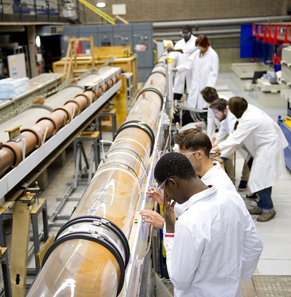 Engineering students at University of Bradford UK