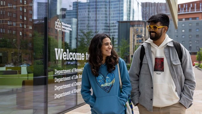Pakistani students at Manchester Metropolitan University UK