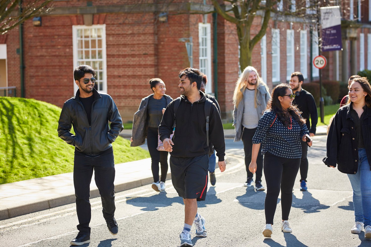 international-students-walking_48190 Leeds Beckett University City Campus for Pakistani students β Study in UK 2025