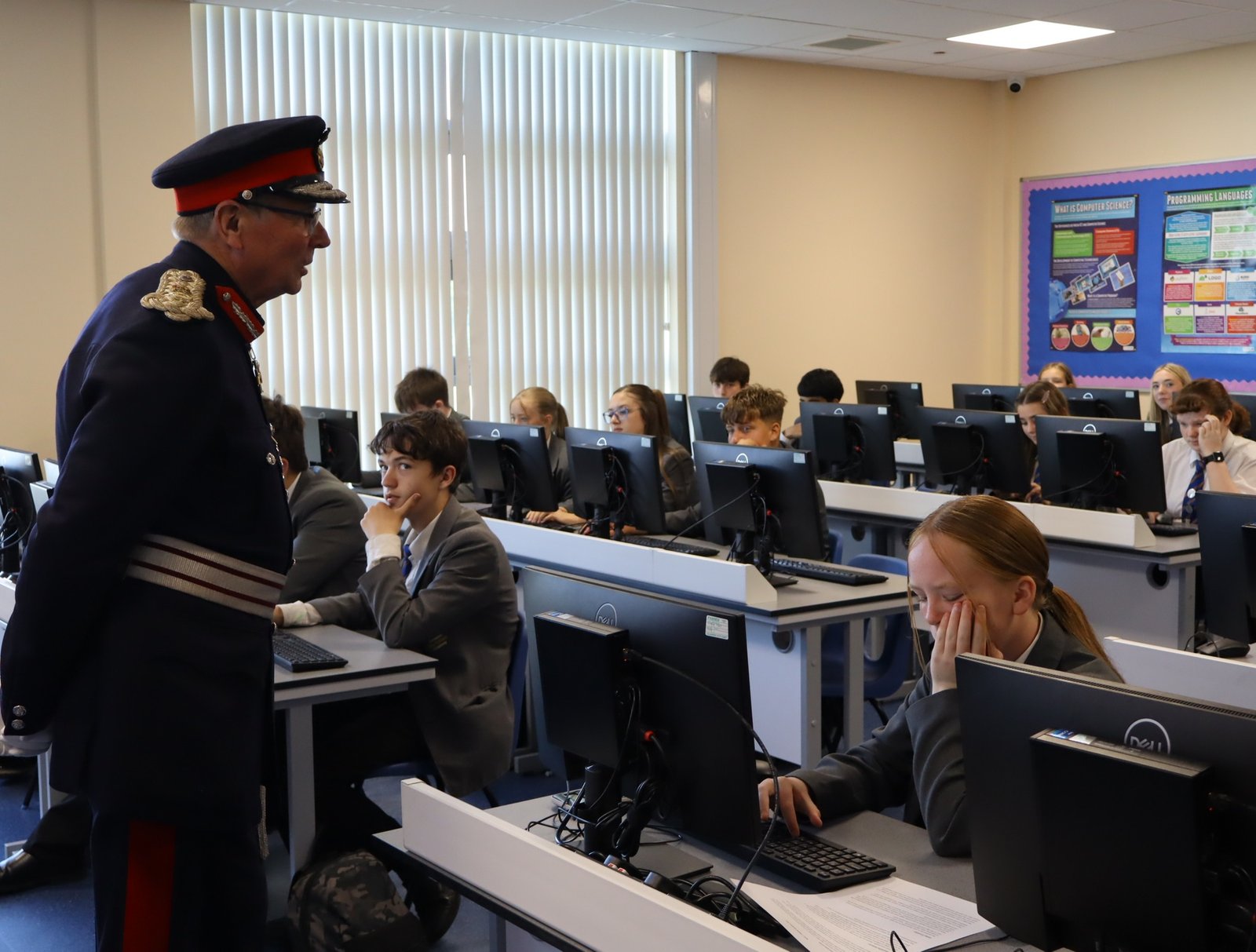 Computer science lab for tech students at Staffordshire University Computer science lab for tech students at Staffordshire University